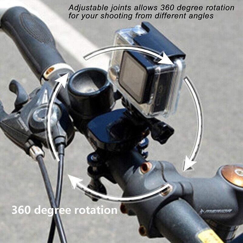 Handlebar Mount Holder Clamp For Gopro Hero 9 8 7 6 5 Bicycle Bike Motorcycle V528-MOUNTHOLDER-761938