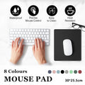 Leather Mouse Pad 30x25.5cm Waterproof Gaming Desk Mat Anti Slip Rubber Mousepad - Grey V528-MOUSE-LIGHTGREY-82570112