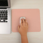 Leather Mouse Pad 30x25.5cm Waterproof Gaming Desk Mat Anti Slip Rubber Mousepad - Grey V528-MOUSE-LIGHTGREY-82570112