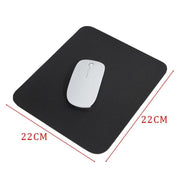 Pu Leather Gaming Mouse Pad Desk Mat Anti-Slip Speed Mousepad 22X22Cm Waterproof - Black V528-MOUSEDESK-BLACK-716002
