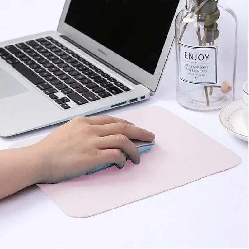 Pu Leather Gaming Mouse Pad Desk Mat Anti-Slip Speed Mousepad 22X22Cm Waterproof - Green V528-MOUSEDESK-GREEN-875076