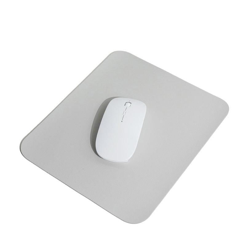 Pu Leather Gaming Mouse Pad Desk Mat Anti-Slip Speed Mousepad 22X22Cm Waterproof - Grey V528-MOUSEDESK-GREY-944098