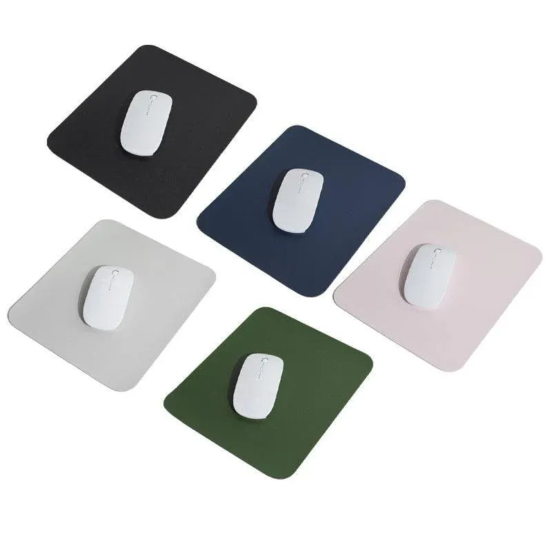 Pu Leather Gaming Mouse Pad Desk Mat Anti-Slip Speed Mousepad 22X22Cm Waterproof - Grey V528-MOUSEDESK-GREY-944098