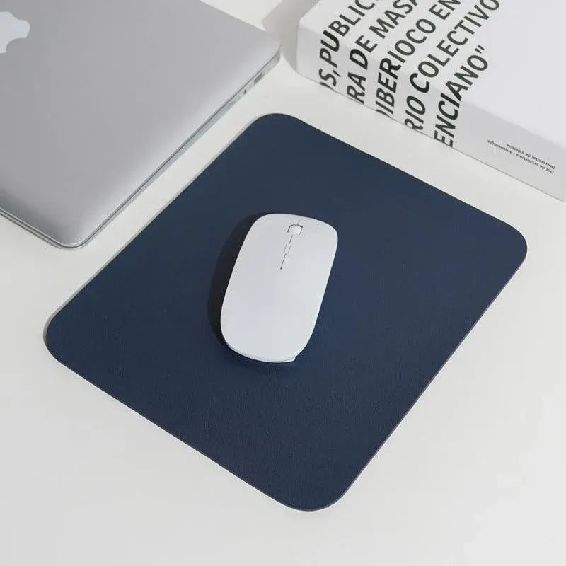 Pu Leather Gaming Mouse Pad Desk Mat Anti-Slip Speed Mousepad 22X22Cm Waterproof - Grey V528-MOUSEDESK-GREY-944098