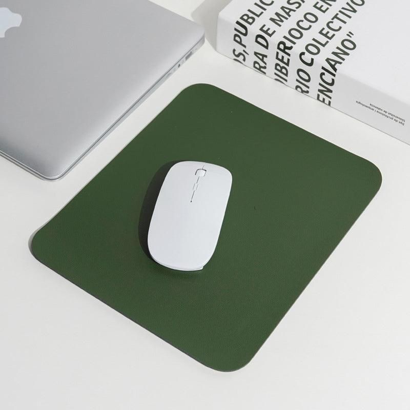 Pu Leather Gaming Mouse Pad Desk Mat Anti-Slip Speed Mousepad 22X22Cm Waterproof - Grey V528-MOUSEDESK-GREY-944098