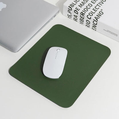 Pu Leather Gaming Mouse Pad Desk Mat Anti-Slip Speed Mousepad 22X22Cm Waterproof - Grey V528-MOUSEDESK-GREY-944098