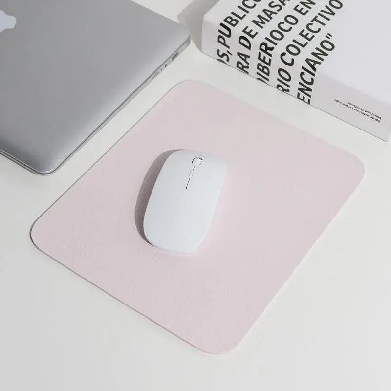 Pu Leather Gaming Mouse Pad Desk Mat Anti-Slip Speed Mousepad 22X22Cm Waterproof - Grey V528-MOUSEDESK-GREY-944098