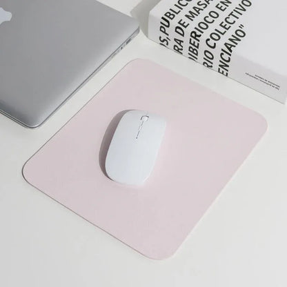 Pu Leather Gaming Mouse Pad Desk Mat Anti-Slip Speed Mousepad 22X22Cm Waterproof - Grey V528-MOUSEDESK-GREY-944098