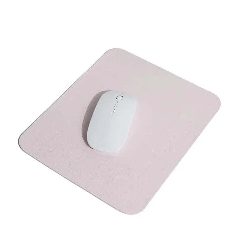 Pu Leather Gaming Mouse Pad Desk Mat Anti-Slip Speed Mousepad 22X22Cm Waterproof - Pink V528-MOUSEDESK-PINK-400706