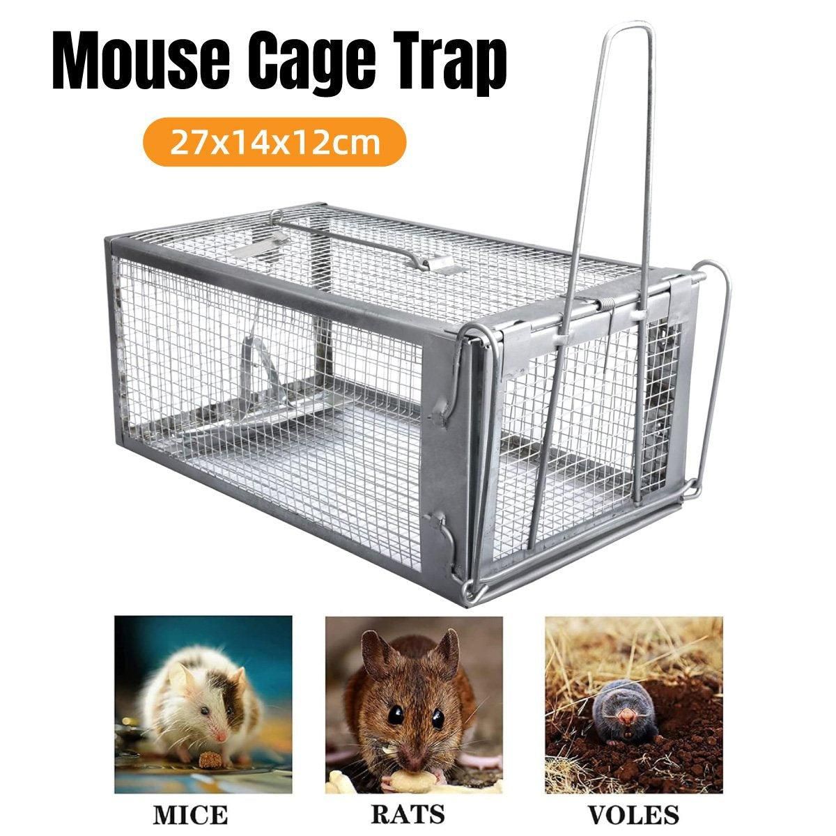 Humane Rat Trap Cage Live 1 Door Animal Catch Pest Rodent Mouse Bait Control Box V528-MOUSETRAP-1PC-862458
