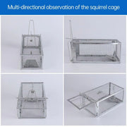 Humane Rat Trap Cage Live 1 Door Animal Catch Pest Rodent Mouse Bait Control Box V528-MOUSETRAP-1PC-862458