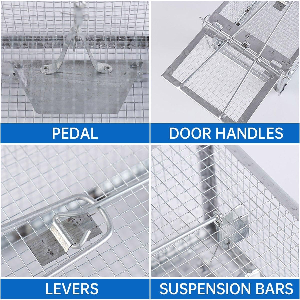 Humane Rat Trap Cage Live 1 Door Animal Catch Pest Rodent Mouse Bait Control Box V528-MOUSETRAP-1PC-862458