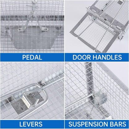 Humane Rat Trap Cage Live 1 Door Animal Catch Pest Rodent Mouse Bait Control Box V528-MOUSETRAP-1PC-862458