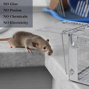 Humane Rat Trap Cage Live 1 Door Animal Catch Pest Rodent Mouse Bait Control Box V528-MOUSETRAP-1PC-862458