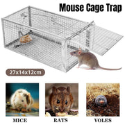 Humane Rat Trap Cage Live 1 Door Animal Catch Pest Rodent Mouse Bait Control Box V528-MOUSETRAP-1PC-862458