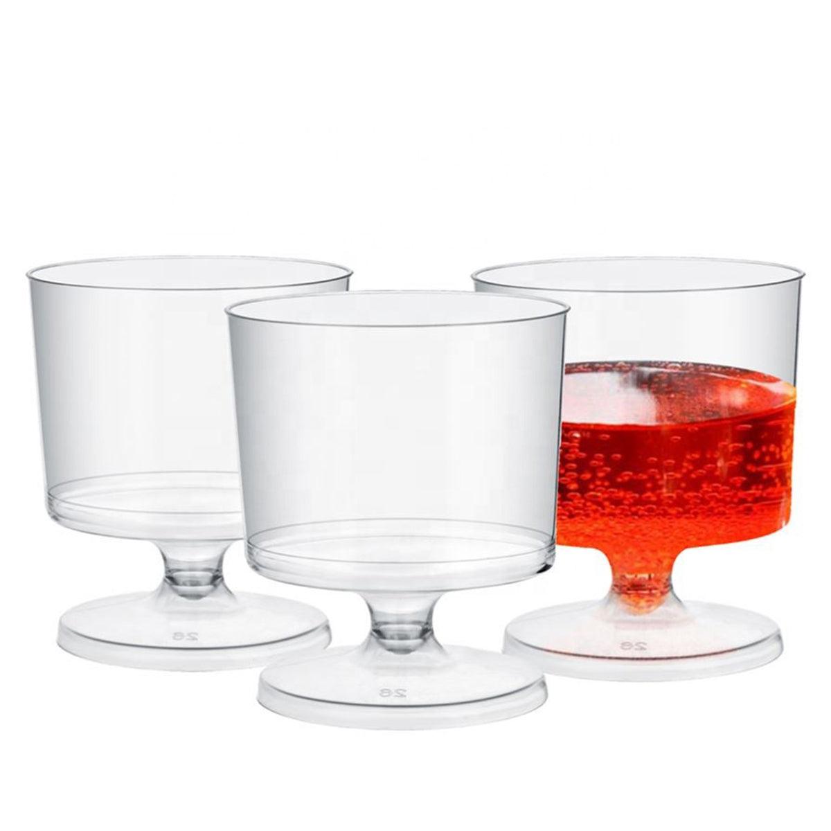 30pcs Clear Hard Plastic Mousse Cake Cup Pudding Ice Cream Dessert Serving Cups V528-MOUSSE-CUP-7OZ-36PCS-734928