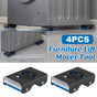 4pcs Movable Washing Machine Stand Furniture Moving Bracket Appliance Roller V528-MOVABLE-BASE-BRAKE-4PCS-WQG-630304