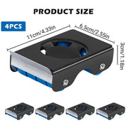 4pcs Movable Washing Machine Stand Furniture Moving Bracket Appliance Roller V528-MOVABLE-BASE-BRAKE-4PCS-WQG-630304