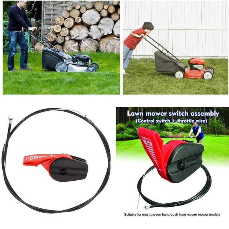 Throttle Control Cable Line for Lawn Mower Fits Briggs Stratton Victa Rover Masport V528-MOWERSWITCHCABLE-220843
