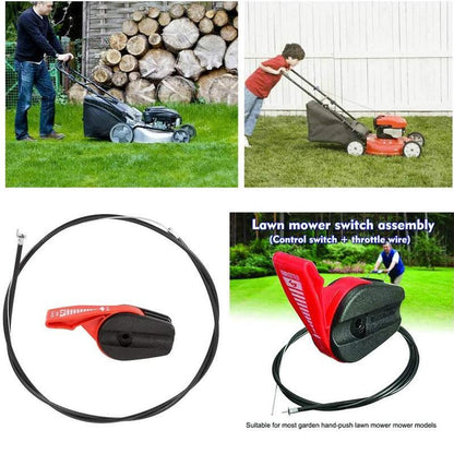 Throttle Control Cable Line for Lawn Mower Fits Briggs Stratton Victa Rover Masport V528-MOWERSWITCHCABLE-220843