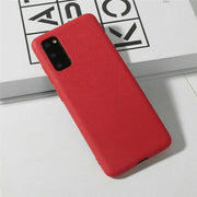 Red Shockproof Cover Slim Case for Samsung S21 S10 S20 Plus Ultra FE Note20 - Samsung Galaxy S21 Plus V528-MS-SX-RED-S21PLUS-554844