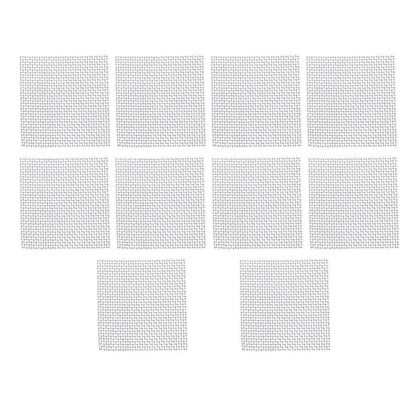 10pcs Stainless Steel Wire Mesh for Water Plants Fish Tank Aquarium Decoration - 8x8cm V528-MSWP-8X8CM-10PCS-727817