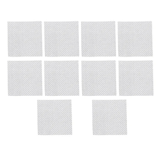 10pcs Stainless Steel Wire Mesh for Water Plants Fish Tank Aquarium Decoration - 8x8cm V528-MSWP-8X8CM-10PCS-727817