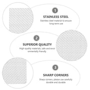 10pcs Stainless Steel Wire Mesh for Water Plants Fish Tank Aquarium Decoration - 8x8cm V528-MSWP-8X8CM-10PCS-727817