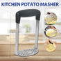 Potato Masher Vegetable Tool Stainless Steel Heat Kitchen Resistant Press Rice A V528-MUDDER-703091