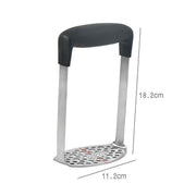 Potato Masher Vegetable Tool Stainless Steel Heat Kitchen Resistant Press Rice A V528-MUDDER-703091