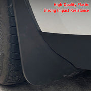 4PCS Universal Soft Rubber Fender Flares Wheel Arch Guard No Drill Car Accessories V528-MUDGUARD-BLACK-473458