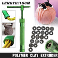 Polymer Clay Gun Extruder Sculpey Sculpting Tool with 20 Discs Cake Tool Craft V528-MUDSQUEEZER-33543