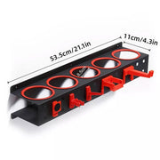 Car Wash Spray Bottle Holder Wax Abrasive Rack Wall Mount Detailing Storage Rack V528-MULTI-FUNCTION-CAN-HANGER-949348