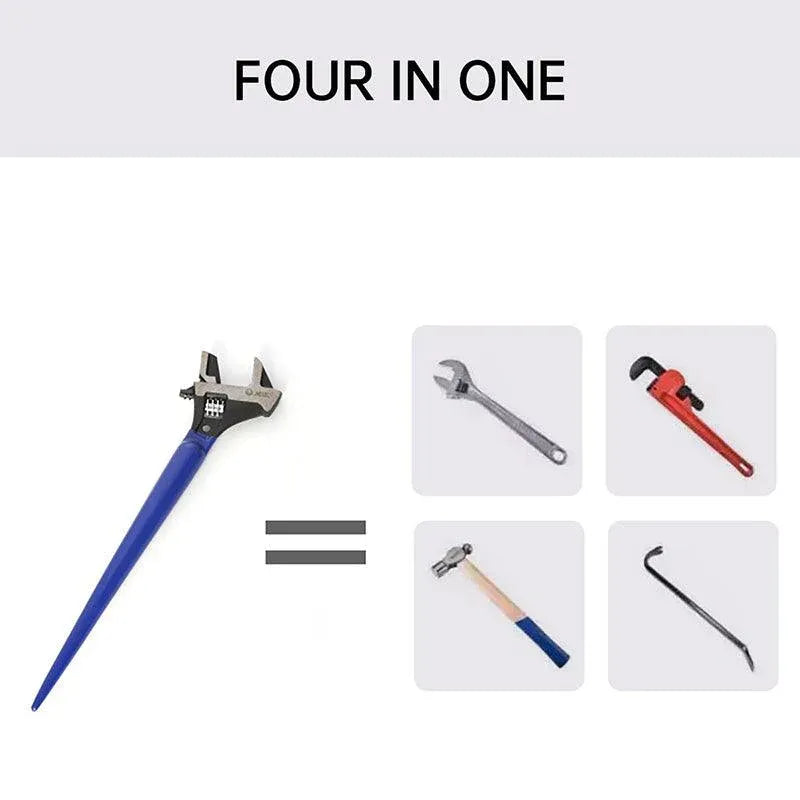 4 in 1 Multi Function Adjustable Wrench Tool Heavy Duty Mechanic Wrench Set V528-MULTI-FUNCTION-SPANNER-225764