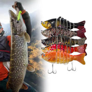 5PCS Faux Lure Set Fish Hard Fake Bait Fishing Lures Artificial Bait Tackle Gear V528-MULTI-SEGMENT-FISHBAIT-5PCS-886861
