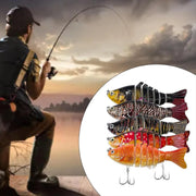 5PCS Faux Lure Set Fish Hard Fake Bait Fishing Lures Artificial Bait Tackle Gear V528-MULTI-SEGMENT-FISHBAIT-5PCS-886861