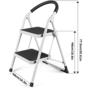 Folding Portable Multi Step Ladder with Handrail Household A Type Iron Ladder V528-MULTI-STEP-LADDER-2-957656
