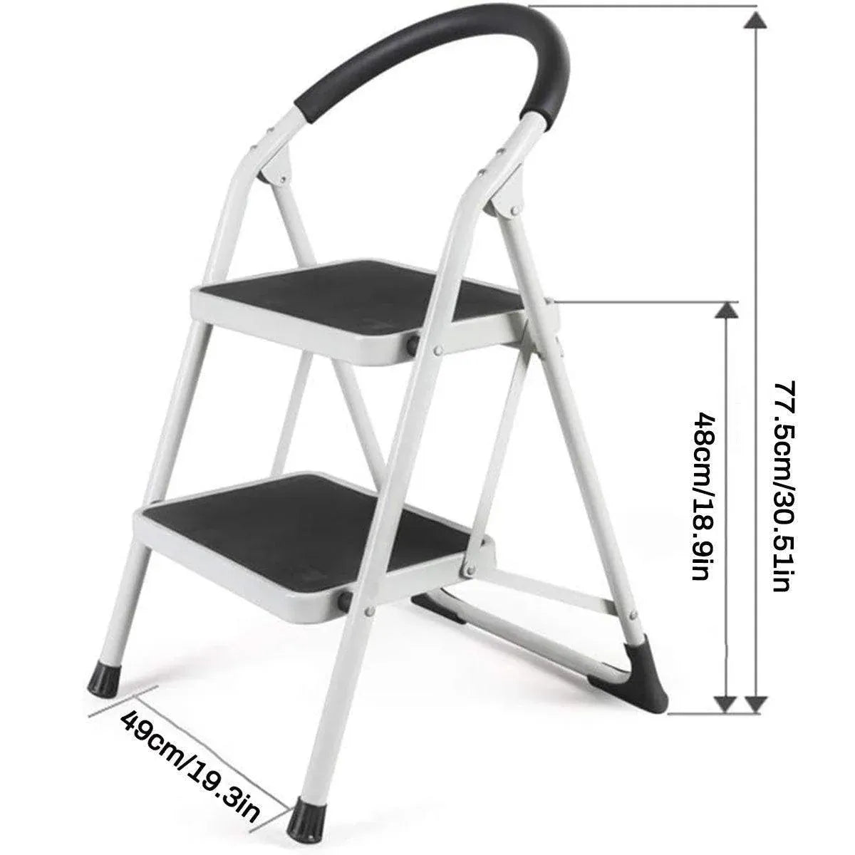 Folding Portable Multi Step Ladder with Handrail Household A Type Iron Ladder V528-MULTI-STEP-LADDER-2-957656