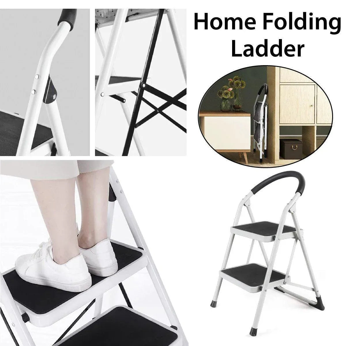 Folding Portable Multi Step Ladder with Handrail Household A Type Iron Ladder V528-MULTI-STEP-LADDER-2-957656