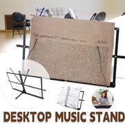 Portable Folding Music Stand Iron Desktop Book Holder Reading Sheet Rack Display V528-MUSIC-STAND-722040