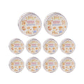 10PCS Cookie Tin Box Metal Biscuit Gift Box Candy Packaging Dragon Year Baking - Bread Bear (bump) V528-MUZZLE-BOX-10PCS-ATMBXX-756084