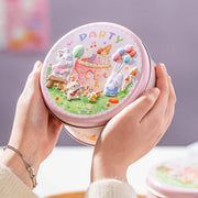 10PCS Cookie Tin Box Metal Biscuit Gift Box Candy Packaging Dragon Year Baking - Bread Bear (bump) V528-MUZZLE-BOX-10PCS-ATMBXX-756084