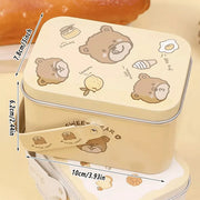 10PCS Cookie Tin Box Metal Biscuit Gift Box Candy Packaging Dragon Year Baking - Carrot Rabbit V528-MUZZLE-BOX-10PCS-HLBXT-956152