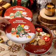 10PCS Cookie Tin Box Metal Biscuit Gift Box Candy Packaging Dragon Year Baking - Carrot Rabbit V528-MUZZLE-BOX-10PCS-HLBXT-956152