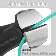 Nail Puller Nail Remover Tool Cutting Pliers Carpenter Tools End Cutting Pliers - 7 inch V528-NAIL-PLIER-7-YELLOW-244871