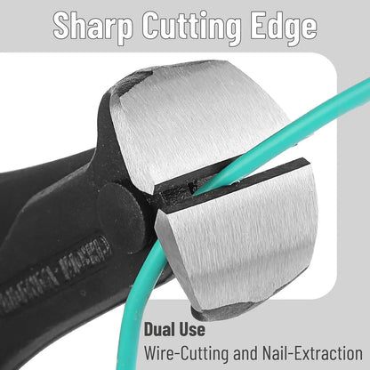 Nail Puller Nail Remover Tool Cutting Pliers Carpenter Tools End Cutting Pliers - 7 inch V528-NAIL-PLIER-7-YELLOW-244871