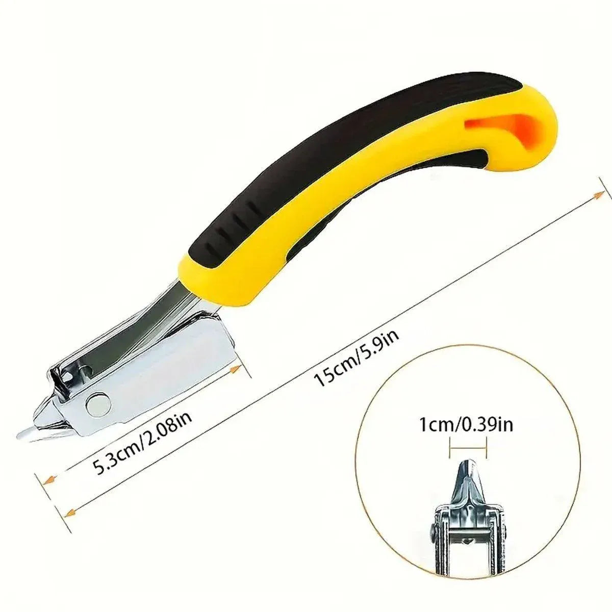 Easy Nail Puller Ergonomic Design for Quick Nail Removal Efficient Hand Tool - Yellow V528-NAIL-PULLER-YELLOW-773765