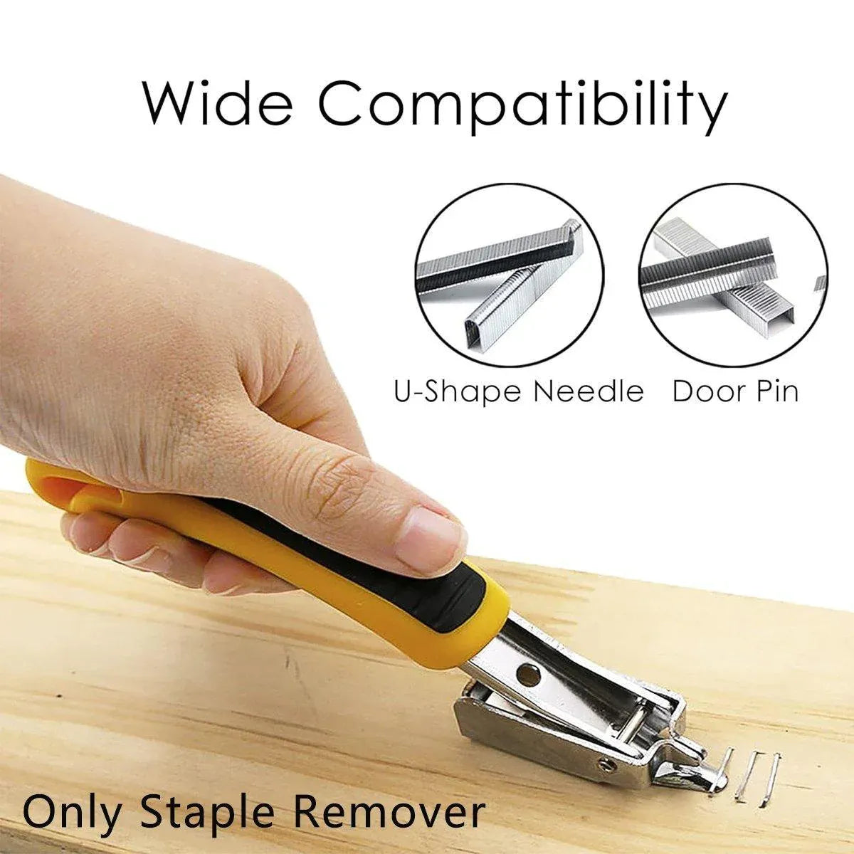 Easy Nail Puller Ergonomic Design for Quick Nail Removal Efficient Hand Tool - Yellow V528-NAIL-PULLER-YELLOW-773765