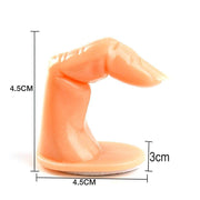 5PCS Model Fake Display Hand Nail Art Practice Finger For Training Manicure V528-NAILART-5PCS-714851