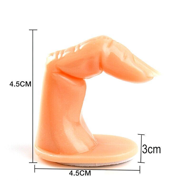 5PCS Model Fake Display Hand Nail Art Practice Finger For Training Manicure V528-NAILART-5PCS-714851